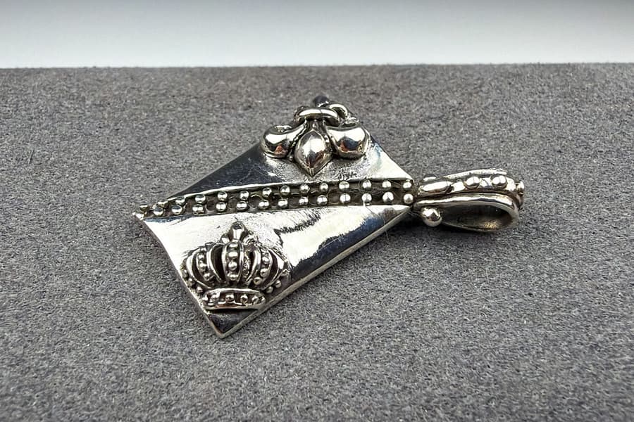 Silber Anhänger mit Schmucksteinen